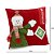 ALMOFADA NATALINA DECORATIVA BONECO DE NEVE - 35x35cm - Imagem 2