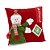 ALMOFADA NATALINA DECORATIVA BONECO DE NEVE - 35x35cm - Imagem 1