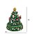 ARVORE NATALINA MUSCIAL EM RESINA COLORIDO A CORDA 16cm - Imagem 3