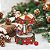 CARROSSEL MUSICAL  EM RESINA COLORIDO COM NOEL A CORDA 16cm - Imagem 2