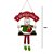 ENFEITE DE PORTA WELCOME BONECO NEVE NO BALANÇO 49CM - Imagem 2