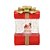 CAIXA PRESENTE DECOR C LUZ E MOV EM AGUA BONECO DE NEVE 18CM - Imagem 1
