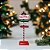 PLACA NATALINA WELCOME TO THE POLE NORTH EM METAL 81CM - Imagem 2