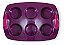 FORMA EM SILICONE PARA 6 MUFFINS SILICONE MODA DO CHEF - Imagem 6