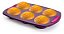 FORMA EM SILICONE PARA 6 MUFFINS SILICONE MODA DO CHEF - Imagem 8