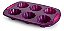 FORMA EM SILICONE PARA 6 BRIOCHE SILICONE LINE MODA DO CHEF - Imagem 1