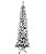 ARVORE MOSCOU SLIM NEVADA BRANCO 2,1M - Imagem 1