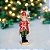 ESCULTURA NATAL CAMUNDONGO C ROUPA VERMELHA E VERDE 25CM - Imagem 2