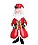 ESCULTURA PAPAI NOEL COM PRESENTE EM METAL 59CM - Imagem 1
