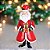 ESCULTURA PAPAI NOEL COM PRESENTE EM METAL 59CM - Imagem 2