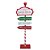 PLACA NATALINA EM METAL WELCOME TO THE NORTH POLE - 46cm - Imagem 1