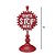ENFEITE PLACA NATALINA EM METAL SANTA STOP HERE - 40cm - Imagem 3