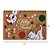 CAPACHO FELIZ NATAL DOS PETS EM FIBRA DE COCO 60X40CM - Imagem 2