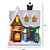 CIDADE NATALINA CABANA DE NATAL COM LUZ 13X10,5CM - Imagem 2