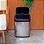 LIXEIRA GALVANIZADA AUTOMATICA 20L RETANGULAR OIKOS AÇO INOX - Imagem 6