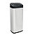 LIXEIRA GALVANIZADA AUTOMATICA 50L RETANGULAR OIKOS AÇO INOX - Imagem 1