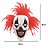 MASCARA PALHACO MANIACO FANTASIA HALLOWEEN 38CM - Imagem 2
