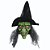 MASCARA BRUXA VELHA  FANTASIA HALLOWEEN 47CM - Imagem 1