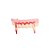 DENTE DE VAMPIRO COM SANGUE FANTASIA HALLOWEEN - Imagem 1