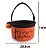 CESTINHA HAPPY HALLOWEEN LARANJA E PRETA 14CM - Imagem 3
