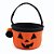 CESTINHA HALLOWEEN ABOBORA LARANJA E PRETO 14CM - Imagem 1