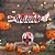 PLACA P/ PORTA WELCOME SANGRENTA HALLOWEEN COM CAVEIRA 40CM - Imagem 2