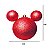 JOGO 6 BOLAS LISA E GLITTER VERMELHO MICKEY DISNEY 6CM - Imagem 2
