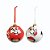 JOGO 4 BOLAS NATALINAS MICKEY PATETA E PLUTO 8CM DISNEY - Imagem 2
