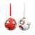 JOGO 6 BOLAS NATALINAS MICKEY PATETA E PLUTO 6CM DISNEY - Imagem 1