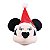 PELUCIA CABECA MINNIE MOUSE COM GORRO 20CM DISNEY - Imagem 1