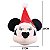 PELUCIA CABECA MINNIE MOUSE COM GORRO 20CM DISNEY - Imagem 2
