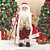 PAPAI NOEL DECORATIVO EM PE C/PRESENTES E CAJADO 60CM - Imagem 2