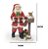 ESCULTURA PAPAI NOEL COM CAIXA DE CORREIO EM RESINA 20CM - Imagem 2