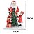 ESCULTURA PAPAI NOEL DECOR COM CRIANCAS EM RESINA 20CM - Imagem 2