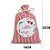 SACO NATALINO DECOR MERRY CHRISTMAS LISTRA E BENGALA  28CM - Imagem 2