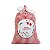 SACO NATALINO DECOR MERRY CHRISTMAS LISTRA E BENGALA  40CM - Imagem 1