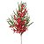 PICK GALHO GRANDE NATALINO GRANDE COM FRUTAS BERRIES 77CM - Imagem 1