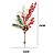 GALHO DECOR NATALINO MEDIO NEVADO COM PINHA E BERRIES  35CM - Imagem 2