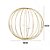 ENFEITE PENDULO REDONDO 240LEDS DOURADO BIVOLT 40CM - Imagem 2