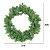 GUIRLANDA DECORATIVA NATALINA COM FOLHA VERDE 45CM - Imagem 2