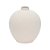 VASO EM METAL RUSTICO BRANCO MART 31,5CM - Imagem 1