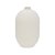 VASO EM METAL RUSTICO BRANCO MART 38CM - Imagem 1