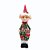BONECO NATALINO ELFO CANDY CANE C SUSPENSORIO E GORRO 45CM - Imagem 1
