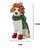 ESCULTURA CACHORRO DECOR COM CACHECOL GORRO E SAPATO 15CM - Imagem 2