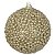 CJ 3 BOLAS NATALINAS DECORADA C/GLITTER PVC CHAMPANHE 8CM - Imagem 5