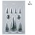 MINI ARVORES NATALINAS FLOCKED C/9 UND VERDE E BRANCO 14,5CM - Imagem 4