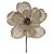 FLOR NATALINA DECOR RUSTICO BEGE 22CM FLORARTE - Imagem 1