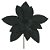 FLOR NATALINA AVELUDADO C/ GLITTER VERDE 31CM FLORARTE - Imagem 1