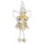 BONECA FADA NATALINA DECOR DOURADA 35CM FLORARTE - Imagem 1