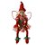 BONECA FADA NATALINA VERMELHO E VERDE 35CM FLORARTE - Imagem 1